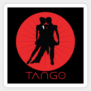 Tango Dancers Sticker